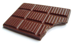 Macaroon Bar bitten