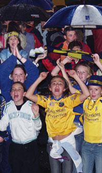 Roscommon fans celebrate