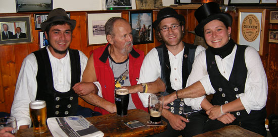 Journeymen in Sean's Bar