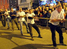Ballinasloe Horse Fair tug of war