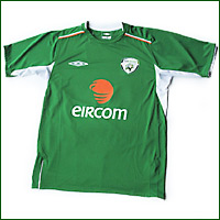 Irish soccer jersey