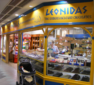 Leonidas chocolate shop