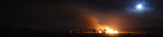 Irish Halloween bonfire