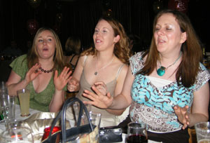 Irish company christmas party singers