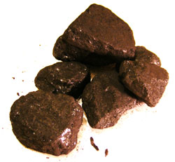 lumps of coal
