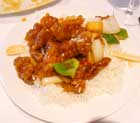 Chinese food at Ken's Oriental restaurant in Athlone
