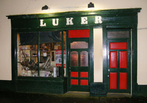 Luker's Pub in Shannonbridge, the old shopfront