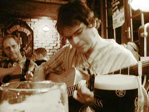 Fiacra Milner plays the songwriter cd release party at The Shack, Athlone