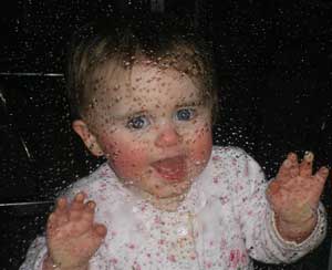 munchkin and the rain