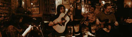 Irish music session in the shack pub, athlone