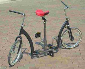 Irish sideways bike