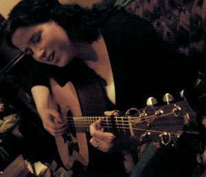 wifey sings at The Green Olive unexpected session in Athlone