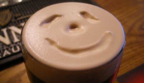 face in a pint from Skelly's in ballymahon