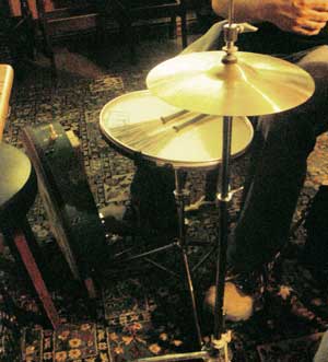 Bizarre drum kit at Flannery's pub in athlone
