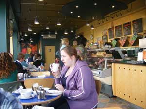the inside of o'brien's sandwich bar in athlone