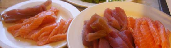 the raw ingredients of irish sushi