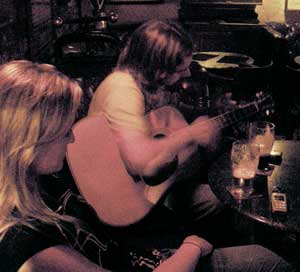 guitar player at the shack session in Athlone