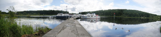 view on the lake in Drumshanbo, county leitrim, ireland