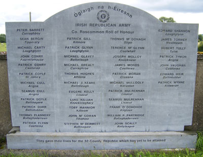 IRA statue in Roscommon 