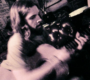 guitarist playing preston reed style at the shack session in Athlone