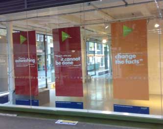 orbo by steorn exhibit signs at Kinetica in London