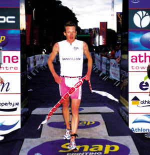 Fermanagh man Gavin Noble who won Athlone's TriAthlone Tri-athalon