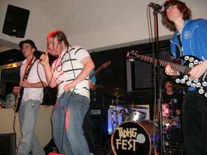 band playing at the athlone school of music benefit in the palace loft, athlone
