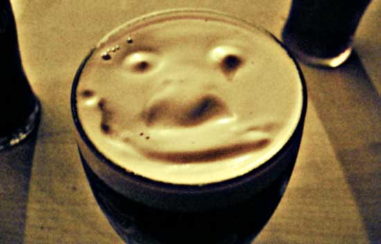 face in a pint friday from Sean's Bar in Athlone